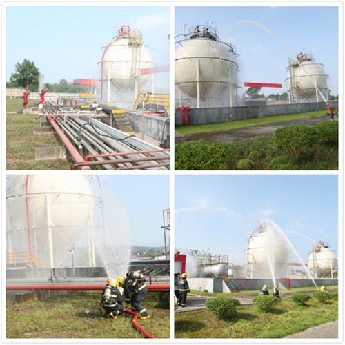 广安区举行压力容器（液化气）泄漏应急救援演练