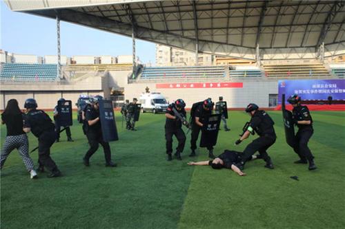 南部公安开展应对重大突发事件实战演练