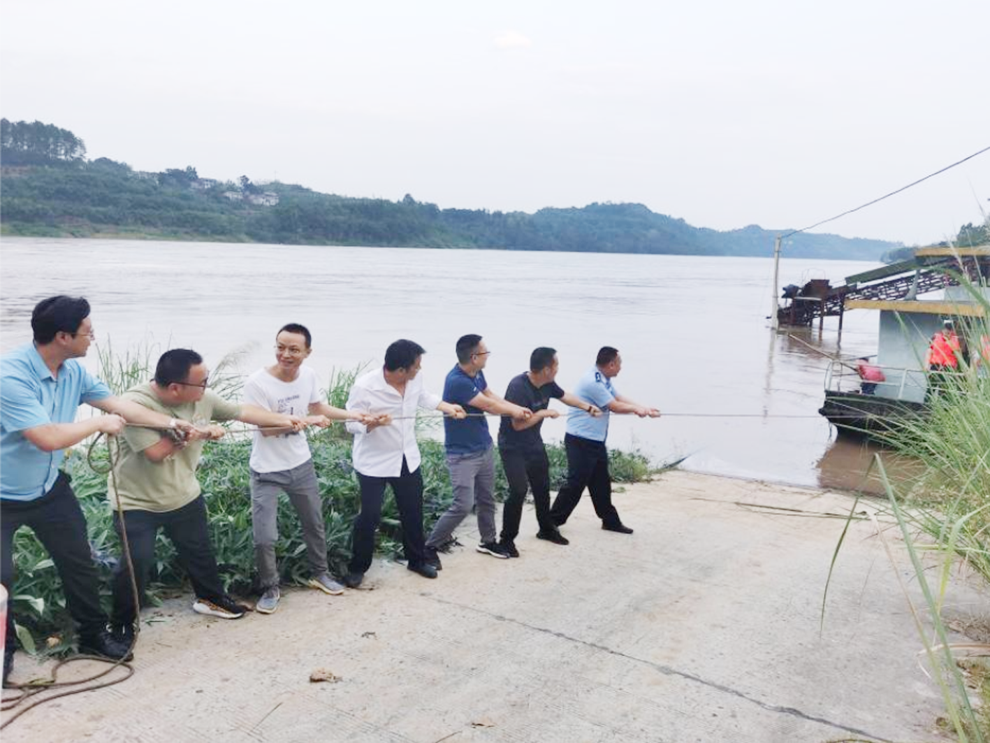 礼安镇全力做好防汛抗洪抢险工作