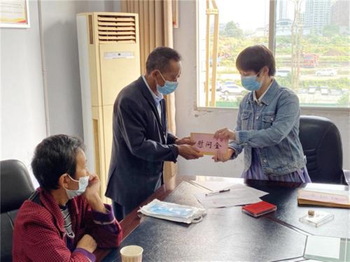 奎阁街道开展2021年重阳节计划生育特殊困难家庭慰问活动