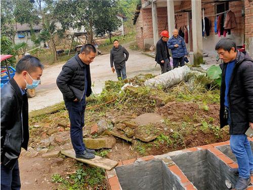 广安经开区新桥街道开展民生工程自查验收工作