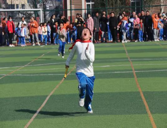 南江县红塔小学成功举办第三届冬季田径运动会