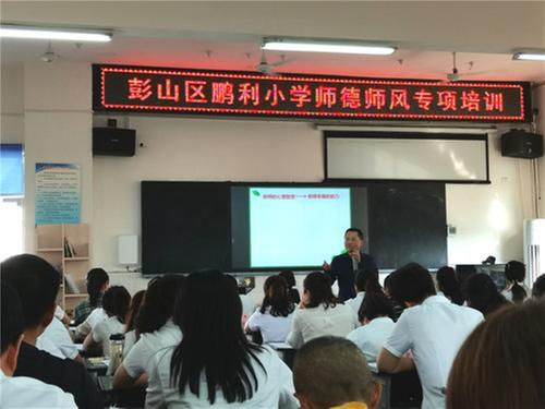 鹏利小学开展师德师风培训