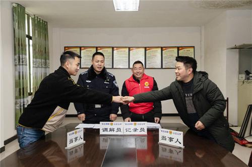 高竹新区护航者  人民群众守护神