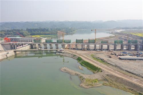 虎渡溪航电首台机组预计今年8月并网发电