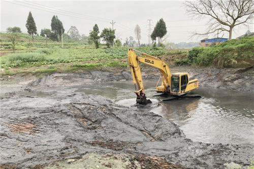 代市镇开展清淤工作 给河道“减负”