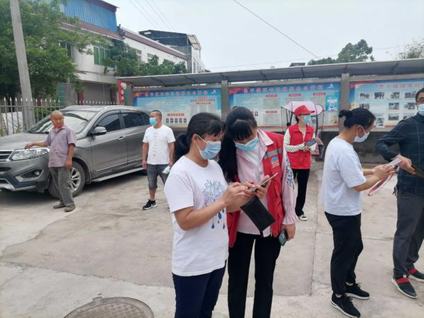 贵平镇观寺社区开展核酸检测演练