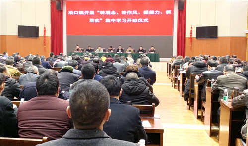 沿口镇扎实开展“两转一提一抓”活动