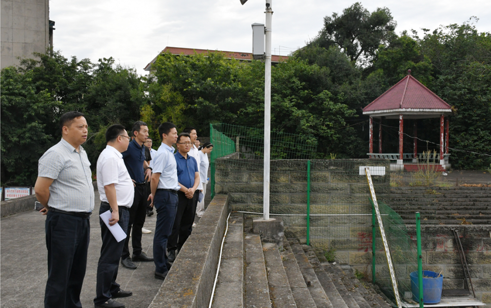 内江市市中区领导督导市中区防汛抗旱地灾防治工作