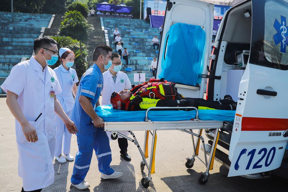 武胜县开展2022年防汛减灾综合应急演练