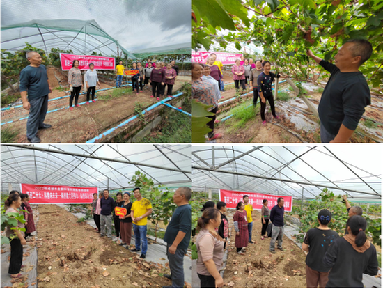 2022年简阳市全国科普日系列活动——平泉水果种植协会开展葡萄种植培训