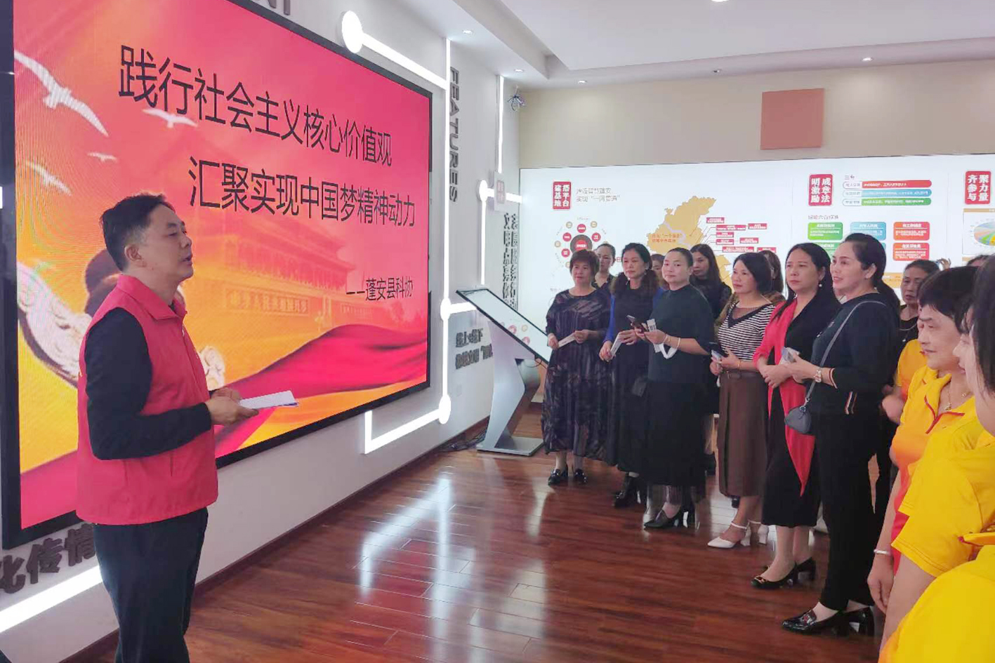 蓬安县科协开展社会主义核心价值观宣讲活动