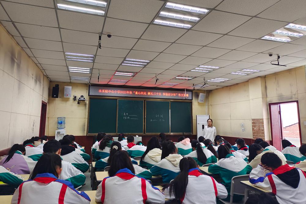 丰禾镇中心小学开展“童心向党、献礼二十大、争做好少年”作文竞赛