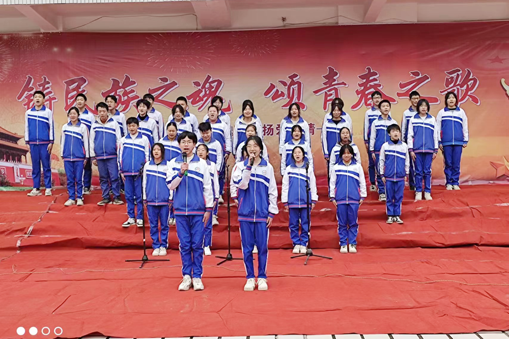 长安初中举行纪念“12·9运动”合唱比赛