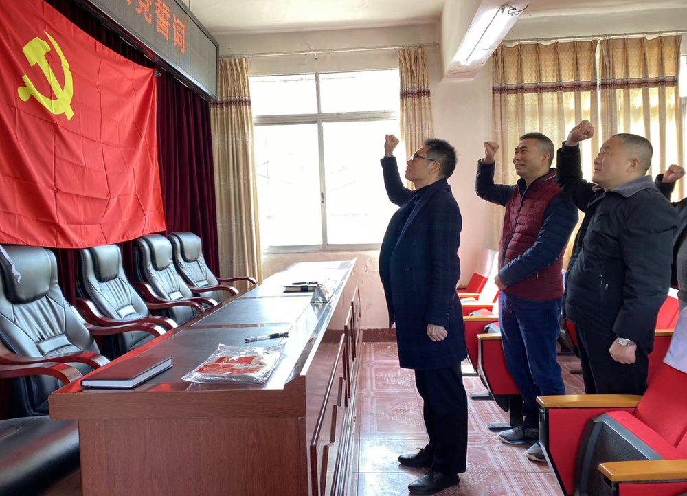 乐坝小学党支部组织开展主题党日活动