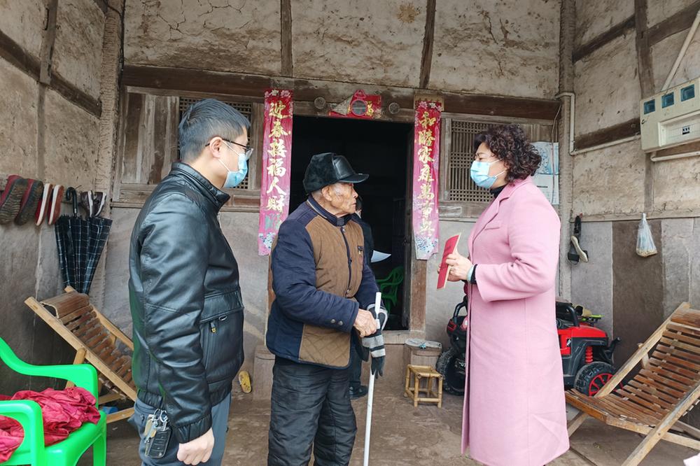 秦溪镇老促会一行慰问抗美援朝老兵