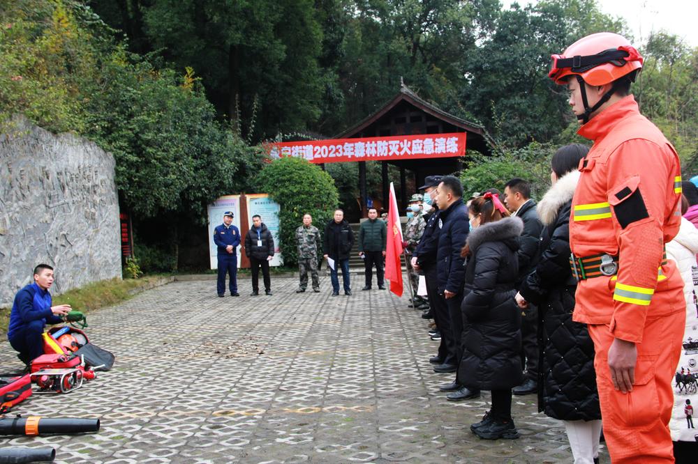 纳溪区开展2023年森林防灭火应急演练
