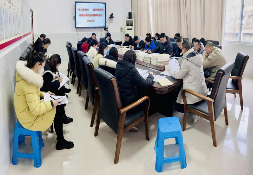 朝阳小学开展“学习新课标 践行新理念”教研活动