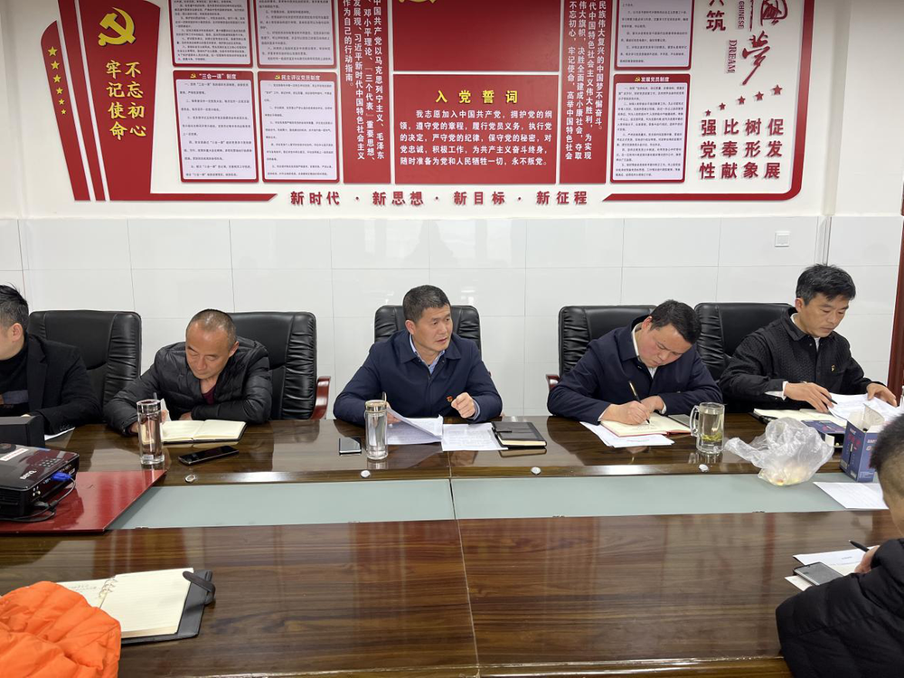 平昌县驷马小学党支部召开组织生活会暨民主评议党员大会