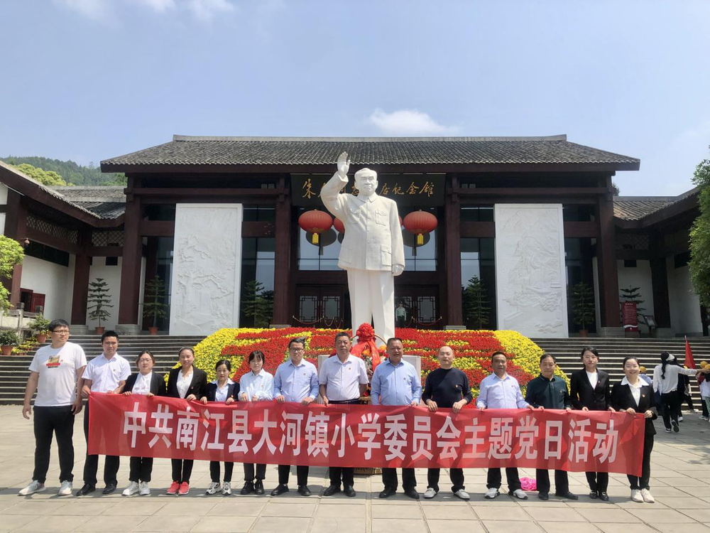 大河镇小学支部委员会开展主题党日活动