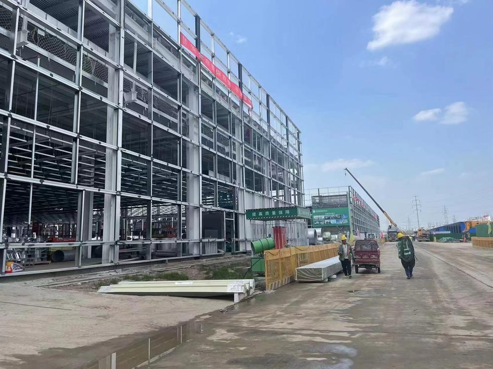 通威太阳能高效晶硅电池项目（一期）全面进入收尾阶段