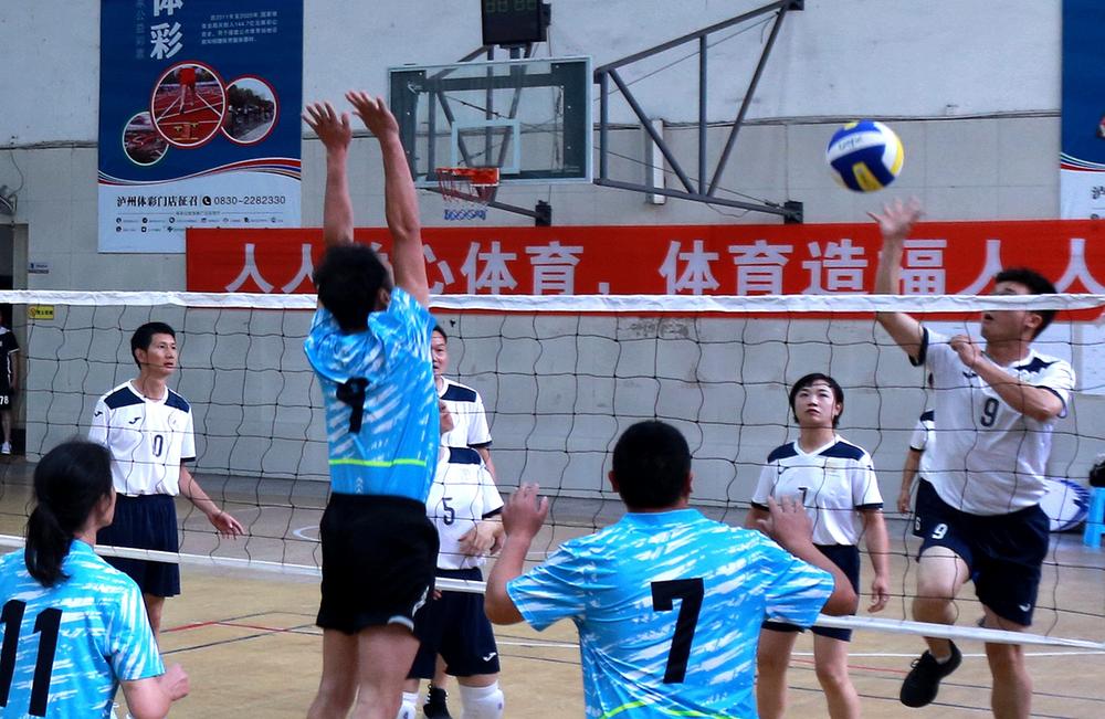 泸州纳溪：气排球赛丰富干部群众精神文化生活