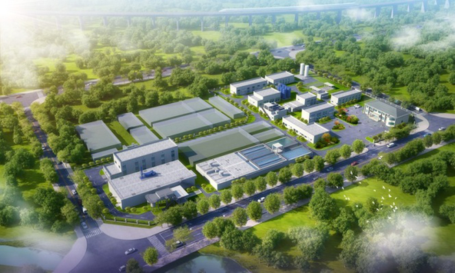 达州麻柳污水处理厂场平工程全面完工