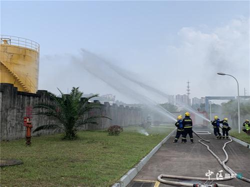 内江市市中区开展火灾事故及综合应急演练