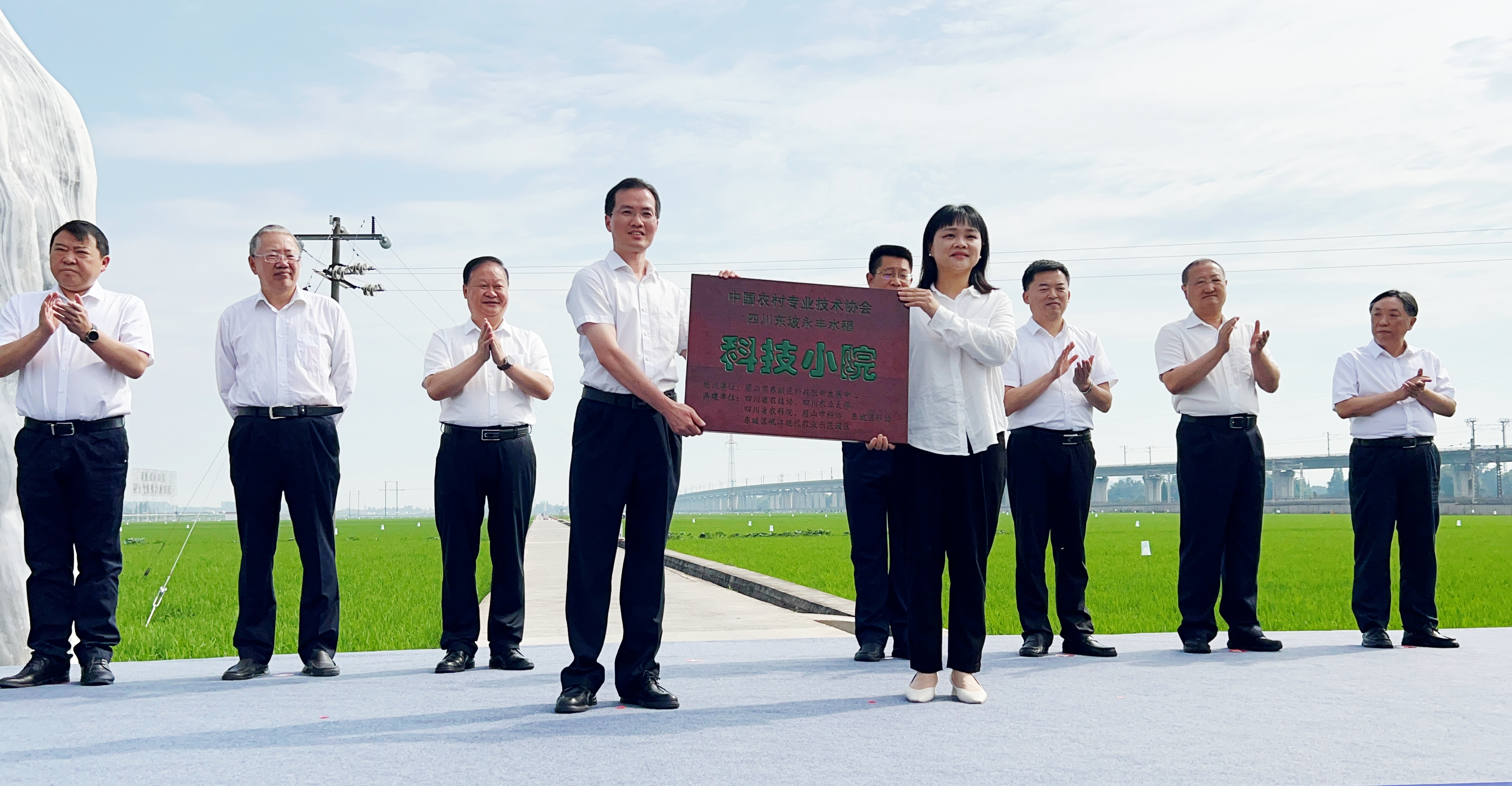 “中国农技协四川东坡永丰水稻科技小院”挂牌运行