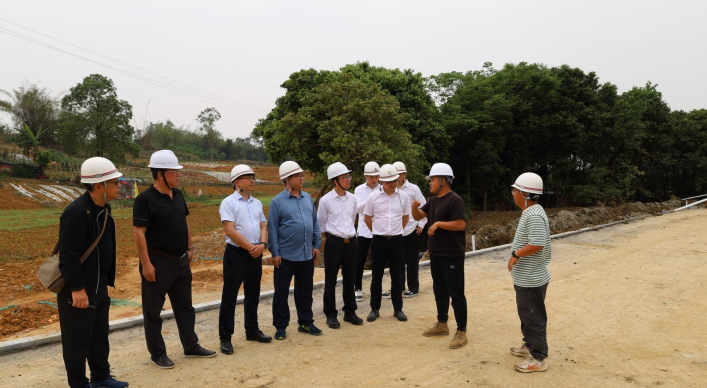 乡村振兴战略研究院院长赵磊一行到中化学城市投资有限公司资阳项目公司调研