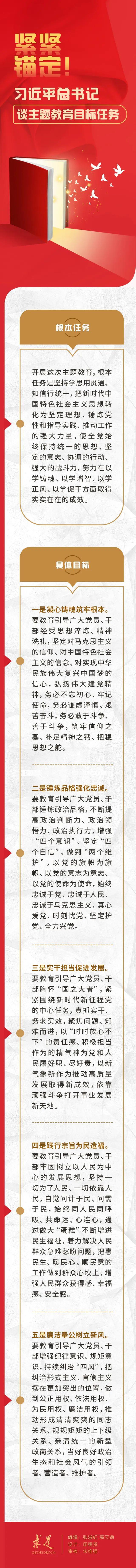 紧紧锚定！习近平总书记谈主题教育目标任务