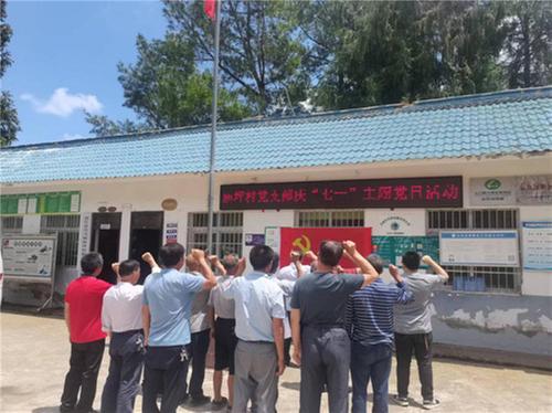 南江县兴马镇红心向党庆“七一”