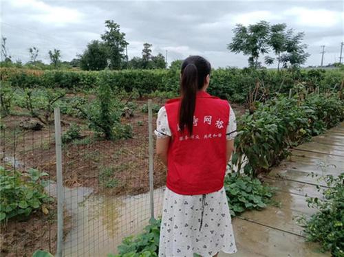 网格员汛期守护居民平安