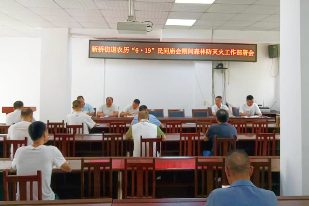 新桥街道：做好“6.19”望云寺庙会期间安保工作