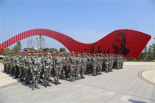 东兴区预定新兵开展红色教育活动