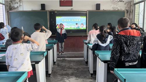南江县沙河镇乐坝小学开展控烟教育系列活动