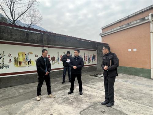 南江县沙河镇乐坝小学开展寒假安全隐患大排查