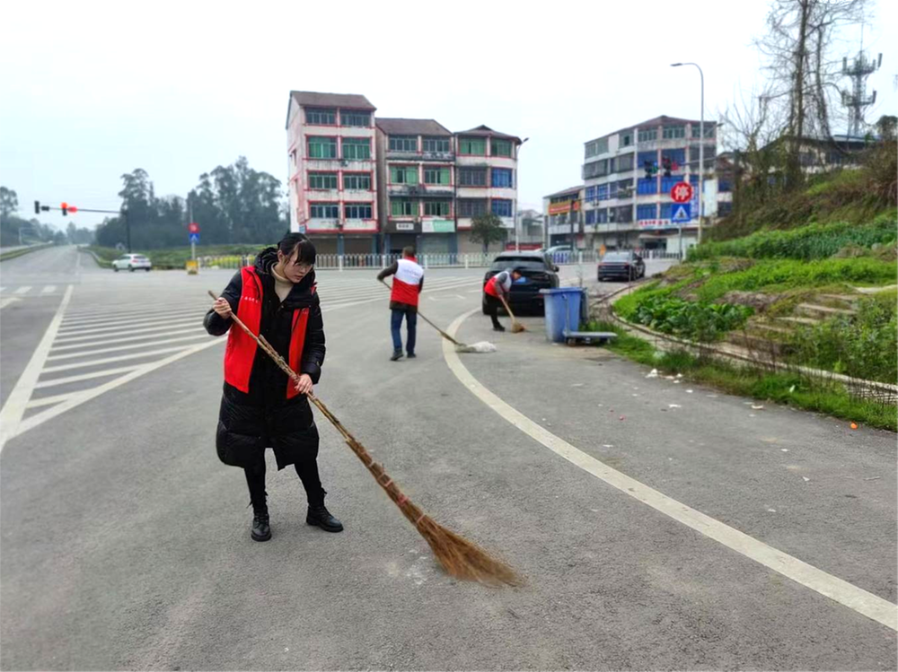 护安镇开展“学雷锋•文明实践我行动”志愿服务活动