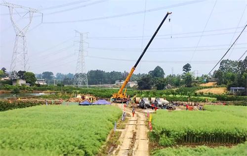 川渝特高压四川丹棱段即将全线贯通