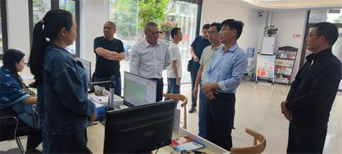 眉山市人社局领导莅临仁寿县开展调研