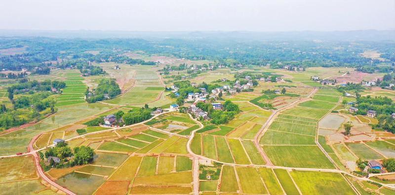 锦绣田园风光美