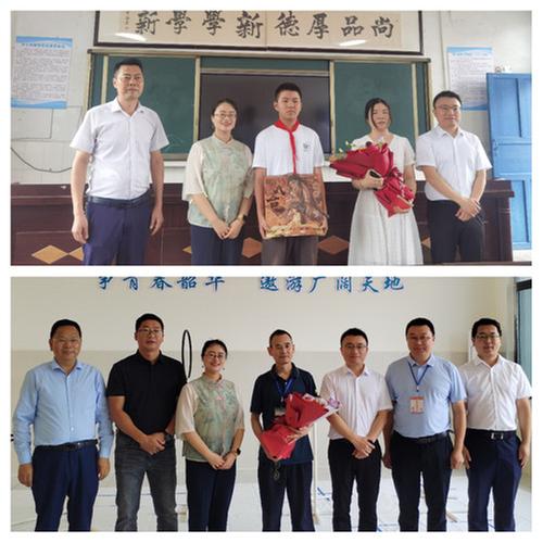 武胜县开展“5·30全国科技工作者日”暨省38届青创赛武胜县获奖师生慰问活动