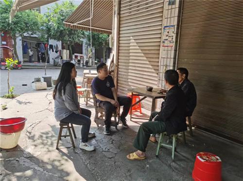 礼安镇开展人口固定样本跟访调查工作