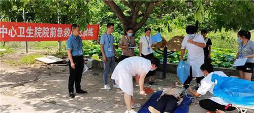 三台县立新镇中心卫生院开展2024年度院前急救演练
