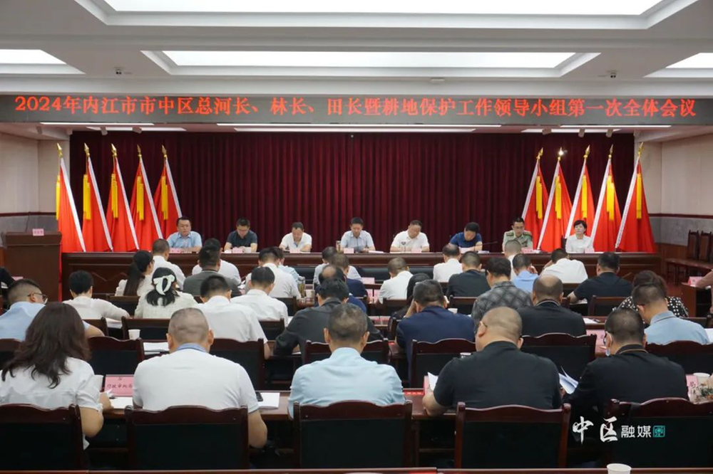 内江市市中区召开2024年总河长、林长、田长暨耕地保护工作领导小组第一次全体会议
