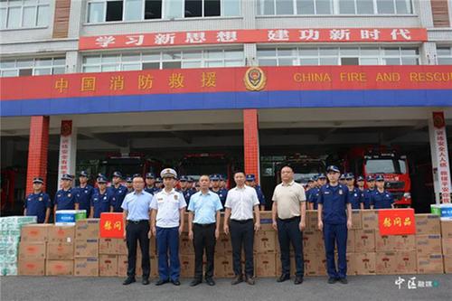 内江市市中区领导开展夏季“送清凉”及“八一”慰问活动