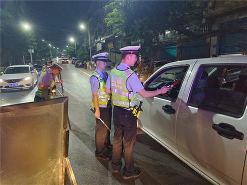 邻水县开展酒驾醉驾集中整治行动