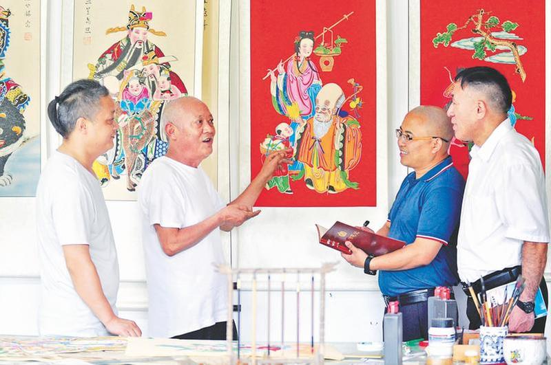 非遗年画销四海