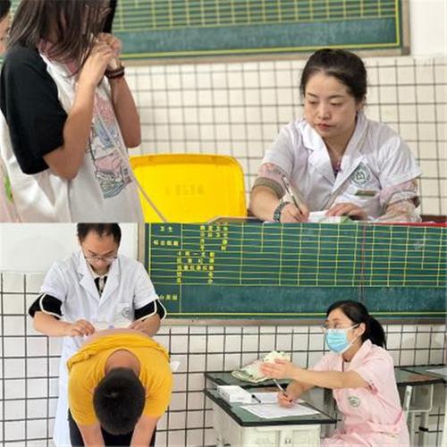 什邡市雍城社区卫生服务中心开展中小学健康体检工作
