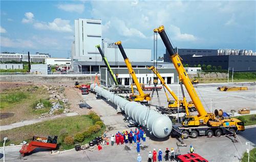 川渝首台！深冷脱甲烷塔在内江市整装出厂